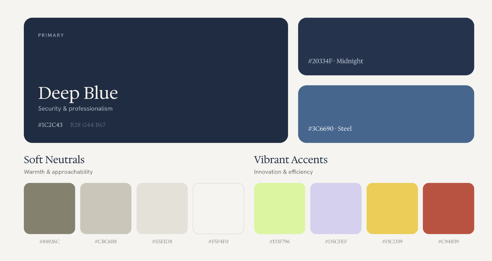 Suralink color palette